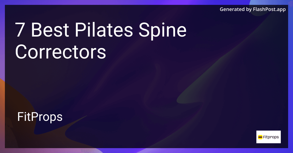 7 Best Pilates Spine Correctors in 2025 image