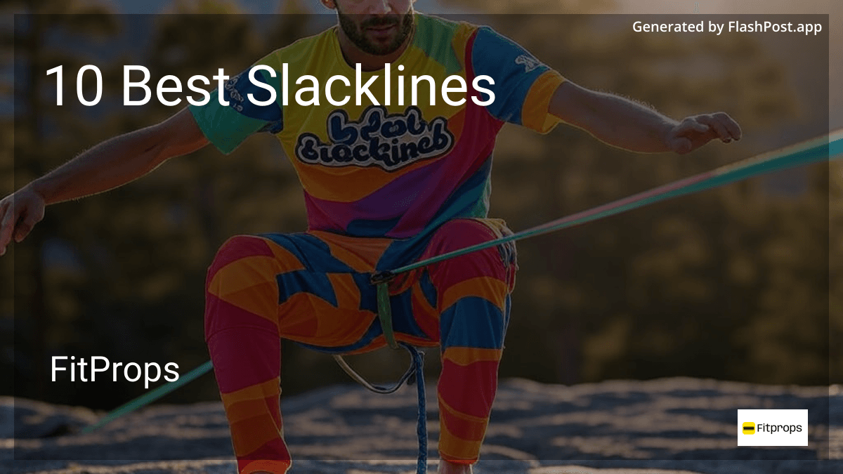 10 Best Slacklines in 2025 image